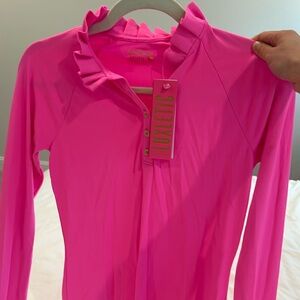 Lilly Pulitzer Pink Golf Pullover NWT